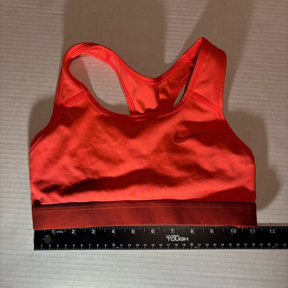 Nike Dri-FIT Swoosh Racerback Sports Bra bright red / orange size XS - Picture 6 of 6